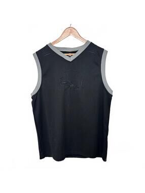 Y2K Metal Mulisha Black And Gray Embroidered Jersey